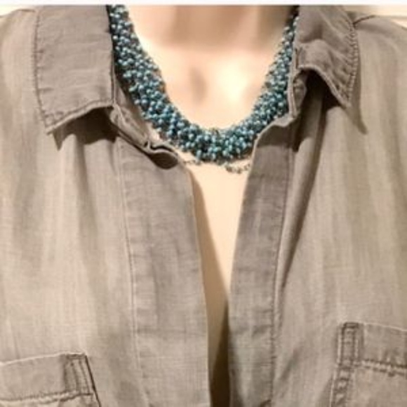 Delicate Multi-strand Turquoise Necklace - Picture 4 of 6